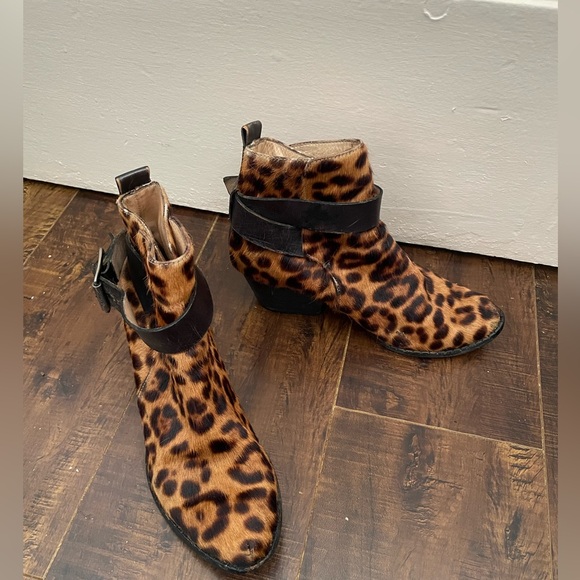 Vivienne Westwood Anglomania leopard skin calf skin ankle boots Size EU 36 US 6 - Picture 4 of 9